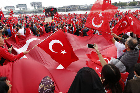 Erdogan-Demo in Köln