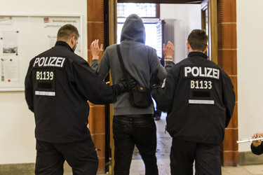 Go-In in der Senatsverwaltung, Berlin