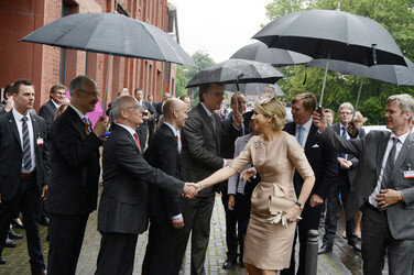 Arbeitsbesuch des niederändischen Königspaares, Essen