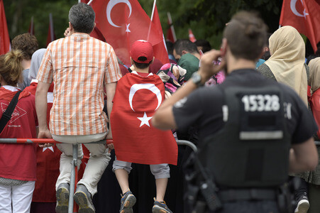 Protest gegen versuchten Militärputsch in der Türkei