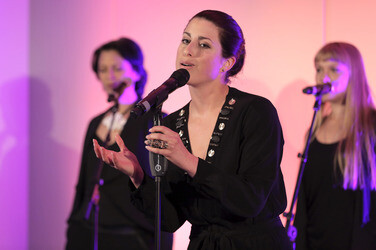 Ann Sophie in der Österreichischen Botschaft in Berlin