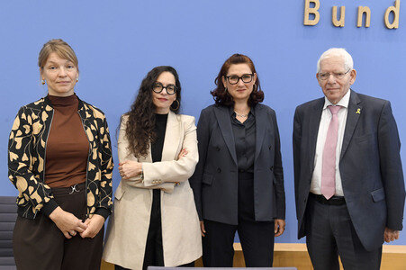 Bundespressekonferenz 'Antisemitismus in Deutschland - Auswirkungen des 7. Oktober 2023' in Berlin