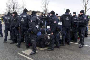 'Cottbus nazifrei' Demonstration, Cottbus