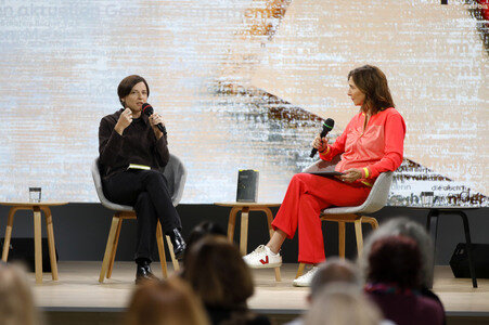 Dorothee Elmiger auf der Frankfurter Buchmesse 2025 in Frankfurt