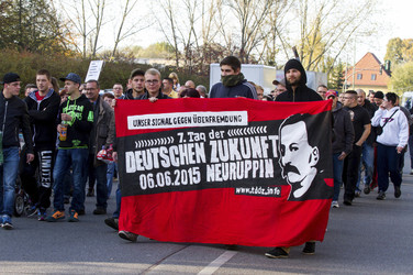 Neonazi Demo, Berlin