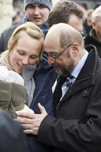 SPD-Kanzlerkandidat Martin Schulz in Darmstadt