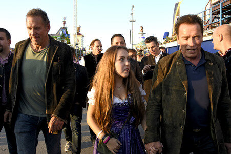 Arnold Schwarzenegger auf dem Oktoberfest 2017 in München