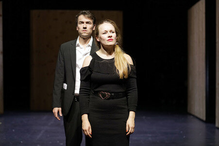 Theaterprobe 'Die stillen Trabanten' in Berlin