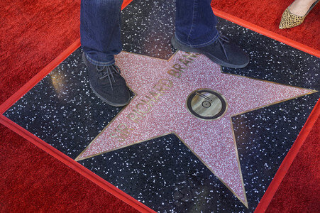 Richard Branson  erhält einen Stern auf dem Hollywood Walk of Fame in Los Angeles