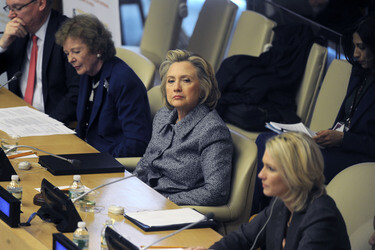 Hillary Clinton Pressekonferenz, New York