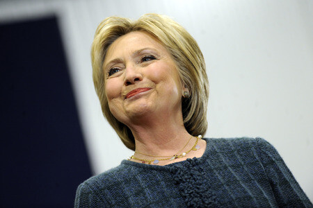 Wahlkampfrede von Hillary Clinton in Portsmouth