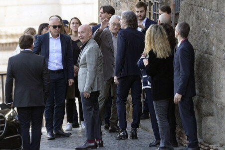 Verleihung des Lupa Capitolina an Robert De Niro in Rom