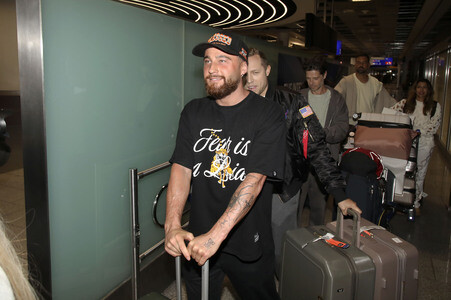 Rückkehr aus dem Dschungel-Camp 2026 auf dem Flughafen Frankfurt am Main