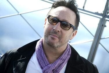 Jullian Lennon und die Lupus Foundation schalten lila Licht am Empire State Building an, New York