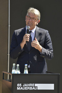 Pressekonferenz 65 Jahre Mauerbau in Berlin