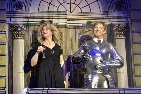 Theaterprobe 'Miss Merkel - Mord in der Uckermark' in Berlin