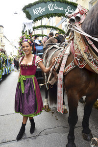 Wiesn-Einzug der Festwirte und Brauereien in München