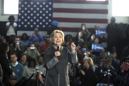 Wahlkampfrede von Hillary Clinton in New York