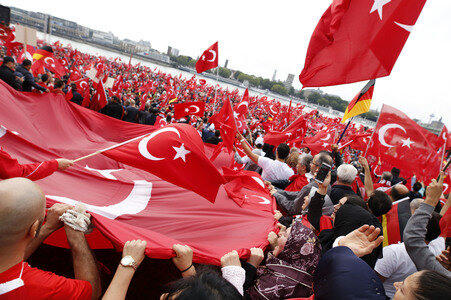 Erdogan-Demo in Köln