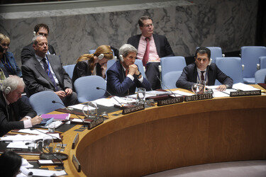 John Kerry leitet die UN Sicherheitsrat-Sitzung zum Thema Irak, New York
