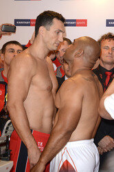 Wiegen zum Kampf Klitschko vs. Leapi, Mülheim an der Ruhr