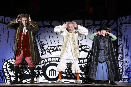 Theaterprobe 'Der eingebildet Kranke' in Berlin