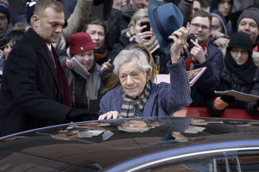 'Mr. Holmes' Pressekonferenz Abfahrt, Berlinale 2015