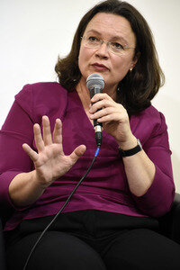 Andrea Nahles auf der Frankfurter Buchmesse 2017