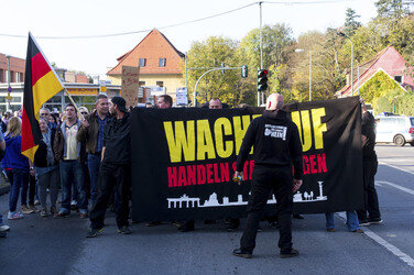 Neonazi Demo, Berlin