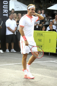 Nike Street Tennis Event in New York