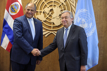 Luis Guillermo Solis  bei der UN in New York