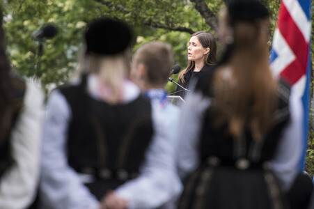 Feier zum isländischen Unabhängigkeitstag in Reykjavik