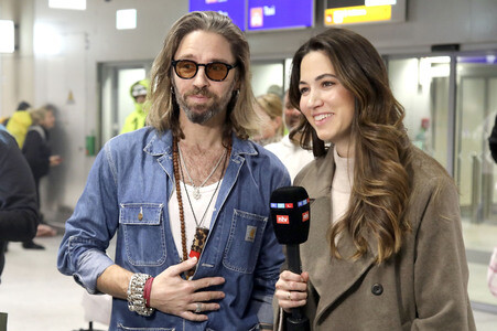 Rückkehr aus dem Dschungel-Camp 2026 auf dem Flughafen Frankfurt am Main