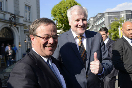 Armin Laschet Wahlkampfveranstaltung in Bergisch Gladbach