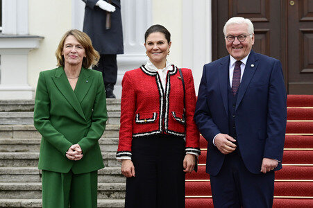 Begrüßung der Kronprinzessin Victoria von Schweden in Berlin