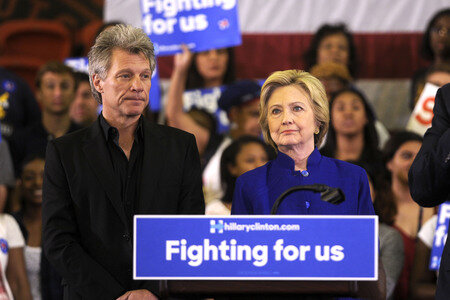 Wahlkampfrede von Hillary Clinton  in Newark