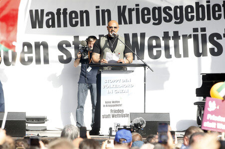 Kundgebung für Frieden im Gazastreifen in Berlin