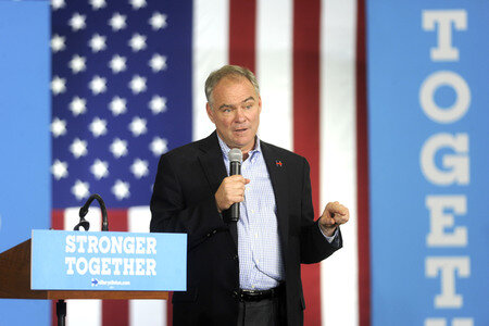Wahlkampfveranstaltung mit Tim Kaine in Bethlehem