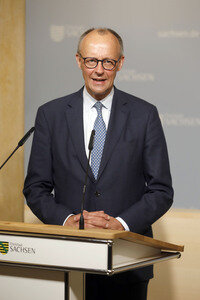 Antrittsbesuch von Bundeskanzler Friedrich Merz im Freistaat Sachsen in Dresden