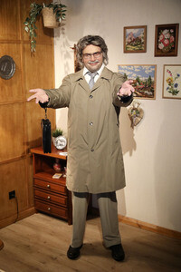 Präsentation der Horst Schlämmer Wachsfigur in einem neuen, eigens gestalteten Set in Berlin