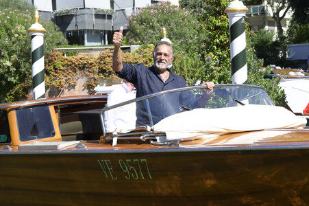 Ankunft von Fabio Testi am Hotel Excelsior, Internationale Filmfestspiele von Venedig 2025