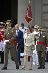 König Felipe empfängt die Armee und die Guardia Civil, Madrid