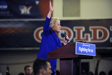 Wahlkampfrede von Hillary Clinton  in Newark