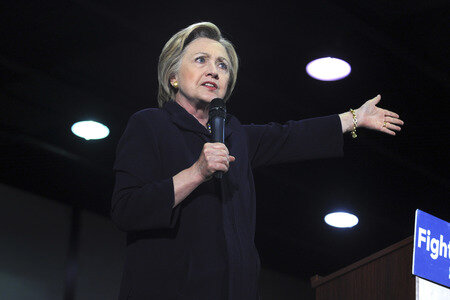 Walkampfrede von Hillary Clinton in New Jersey