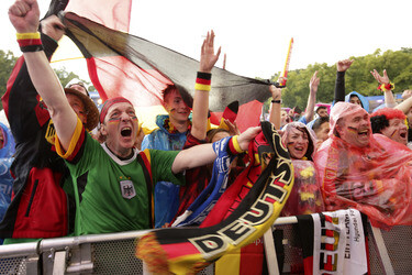 WM-Fanmeile beim Spiel Deutschland gegen USA, Berlin