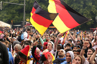 WM-Fanmeile beim Spiel Deutschland gegen USA, Berlin