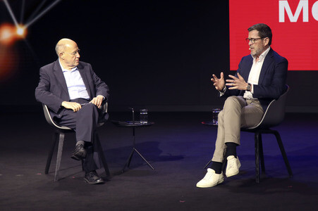 Podcast mit Gregor Gysi und Karl-Theodor zu Guttenberg auf der Hannnover Messe 2026