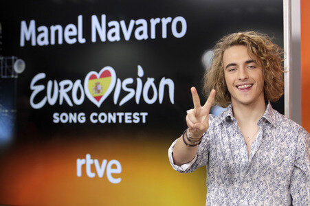 Photocall mit Manel Navarro in Madrid