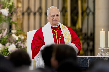 Papst Leo XIV. in der Kathedrale St. Maria von Almudena in Madrid