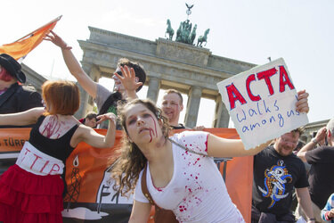 Zombie-Walk der Piratenpartei, Berlin